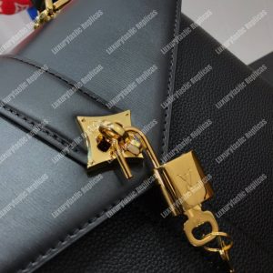 LV Rose Des Vents PM Black Gold Padlock Handbag - Image 8