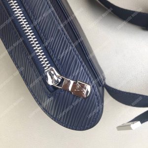 LV Geronimos Messenger Bag Epi Leather Navy Blue - Image 5