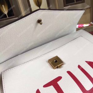 Gucci Osiride Leather Top Handle Bag White - Image 5