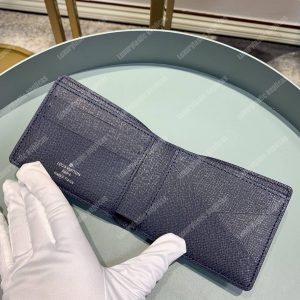 LV Multiple Wallet Blue Oxford - Image 5