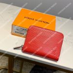 LV Zippy Coin Purse Epi Leather Coquelicot
