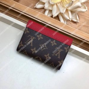 LV Pallas Compact Wallet Monogram Cerise Red - Image 3