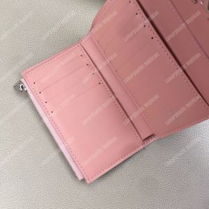 LV Compact Wallet Taurillion Leather Magnolia - Image 6