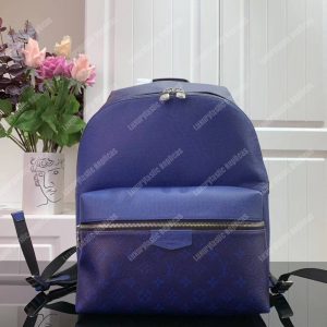 Louis Vuitton Taiga Monogram Discovery Backpack PM Cobalt