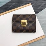 LV Portefeuille Koala Tri-Fold Wallet Damier Ebene