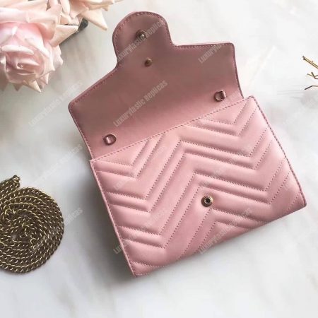 Gucci GG Marmont Matelasse Mini Bag Magnolia - Image 4