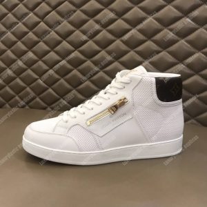 LV Rivoli Zip On The Side Sneaker Boot White - Image 6