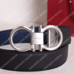 Salvatore Ferragamo Adjustable and Reversible Gancini Belt