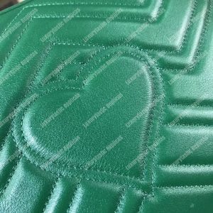 Gucci GG Marmont Small Shoulder Bag Emerald Green - Image 5