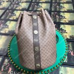 Gucci Mini GG Supreme Drawstring Backpack