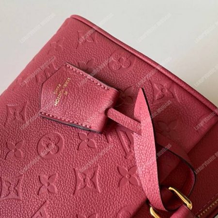 LV Speedy Bandouliere 25 Monogram Empreinte Leather Cherry Berry - Image 6