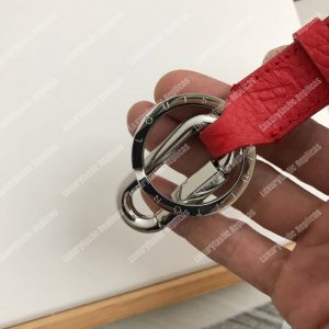 LV Harness Dragonne Bag Charm and Key Holder Taurillon leather Red - Image 3