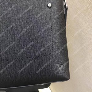 LV Pochette Grigori Cowhide Leather Black - Image 8