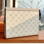 LV Pochette Voyage MM Monogram Creme