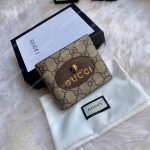 Gucci Neo Vintage GG Supreme Wallet Beige Ebony