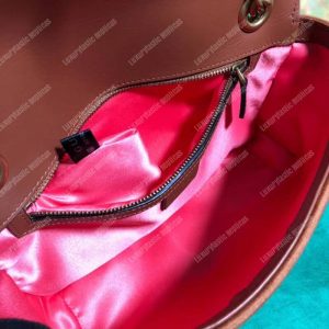 Gucci GG Marmont Velvet Shoulder Bag Taupe - Image 9