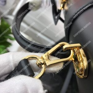 LV Rose Des Vents PM Black Gold Padlock Handbag - Image 9