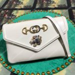 Gucci Rajah Medium Shoulder Bag White
