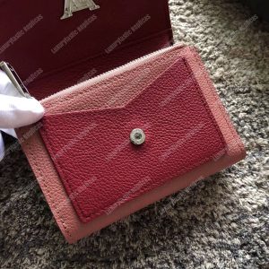 LV MyLockMe Compact Wallet Rose Boudoir Lie de Vin - Image 8