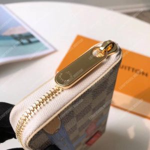 LV Zippy Wallet Damier Azur Spring-Summer 2018 - Image 6