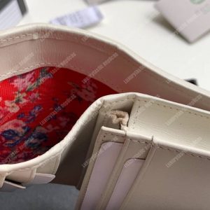 Gucci Leather Card Case With Double G Off-White - Image 7