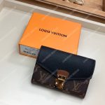 LV Pallas Compact Wallet Monogram Noir