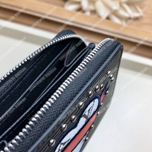 LV Special Edition Zippy Coin Purse Epi Leather Black - Image 5