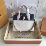 LV City Steamer PM Autres Cuirs Gris Antartica Navy Blue Rose Doux Pink