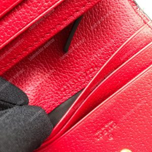 Gucci Ophidia GG Flora Card Case Wallet Red - Image 9