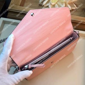 LV Pochette Felicie Epi Leather Rose Ballerine - Image 6