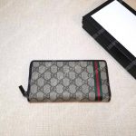 Gucci GG Supreme Zip Around Wallet Web