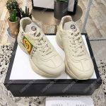 Gucci Rhyton Gucci Logo Leather Sneaker