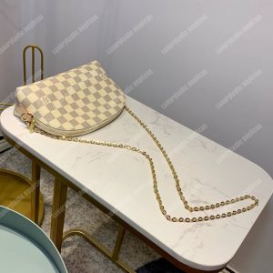 LV Cosmetic Pouch GM Damier Azur Canvas - Image 3