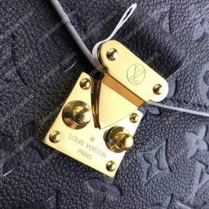 LV Pochette Metis Monogram Empreinte Leather Noir - Image 9