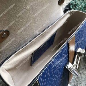 LV Twist MM Epi Leather Denim - Image 8