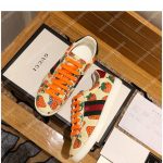 Gucci Ace Sneaker With Gucci Strawberry Print