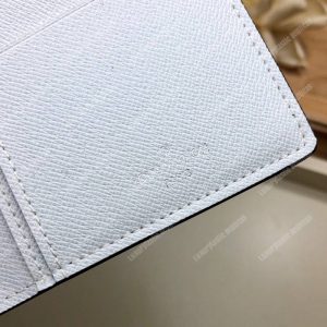 LV Brazza Wallet K45 Taiga Monogram Blanc - Image 7