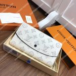 LV Iris Wallet Mahina Leather Ivory