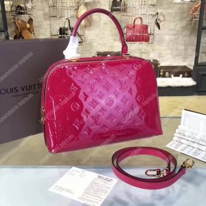 LV Melrose Monogram Vernis Hot Pink - Image 8