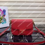 Prada Emblème Saffiano Leather Bag Red