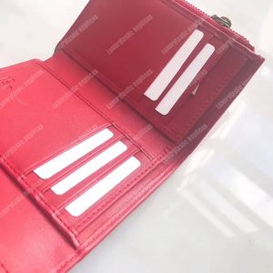 Gucci GG Marmont Matelassé Wallet Hibiscus Red - Image 4