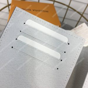 LV Passport Cover Taiga Monogram White - Image 6