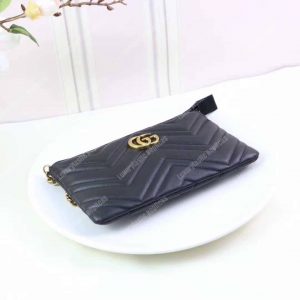 Gucci GG Marmont Mini Chain Bag Black - Image 5