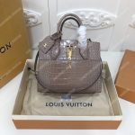 LV City Steamer PM Crocodilien Briliant Taupe