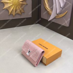 LV Compact Wallet Taurillion Leather Magnolia - Image 8