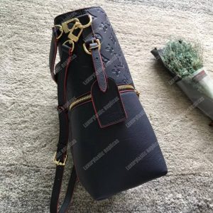 LV Melie Designer Monogram Leather Marine Rouge - Image 9