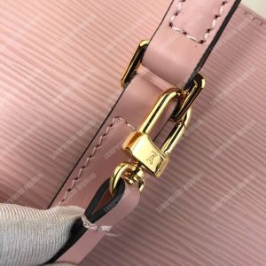 LV Soufflot Bag Black Epi Leather Pink - Image 6