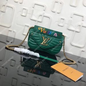 LV New Wave Chain Bag PM Green - Image 7