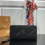 LV Lockme Zippy Wallet Noir