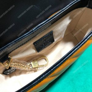 Gucci GG Marmont Super Mini Bag Cognac Matelassé - Image 9